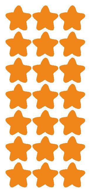 1-1/4 Lt Orange Star Stickers Wedding Envelope Seals School Arts & Cr –  Winter Park Products